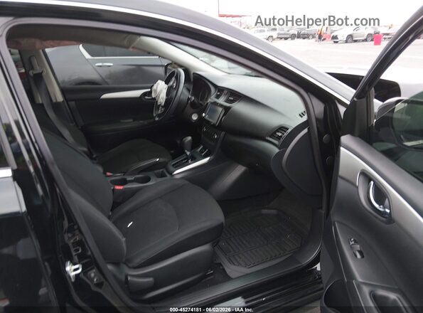 3N1AB7AP5KY247755 2019 NISSAN SENTRA Black Սալոնի դիմացի տեսք