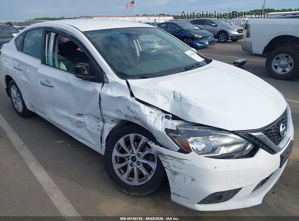 3N1AB7AP5KY247867 2019 NISSAN SENTRA White Front view