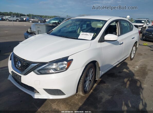 3N1AB7AP5KY247867 2019 NISSAN SENTRA White Front left