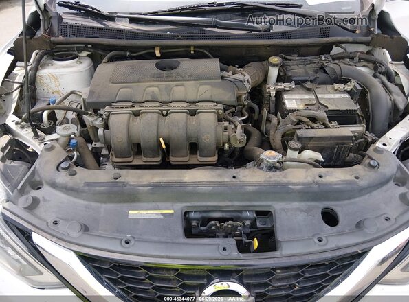 3N1AB7AP5KY268105 2019 NISSAN SENTRA White Widok z tyłu