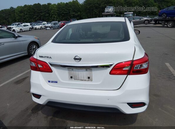 3N1AB7AP5KY268105 2019 NISSAN SENTRA White 