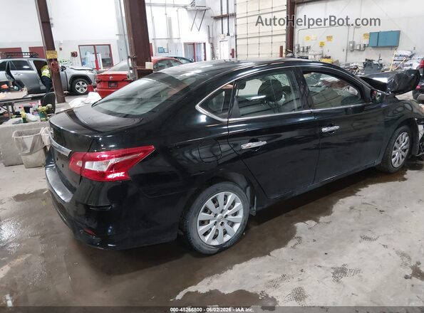 3N1AB7AP5KY269562 2019 NISSAN SENTRA Black უკანა მარჯვენა