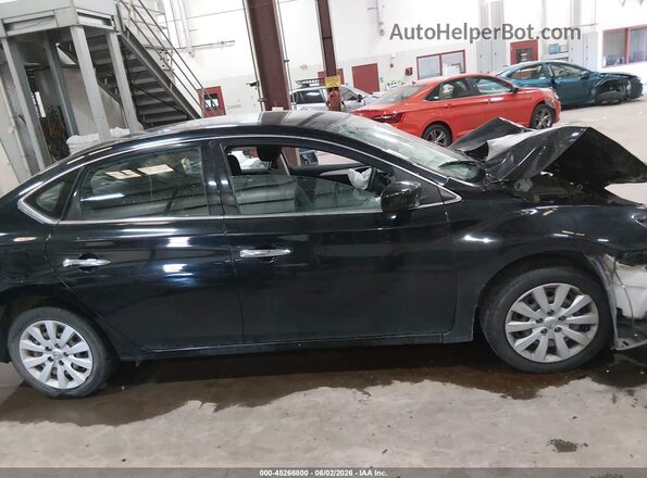 3N1AB7AP5KY269562 2019 NISSAN SENTRA Black სალონის 360-გრადუსიანი ხედი