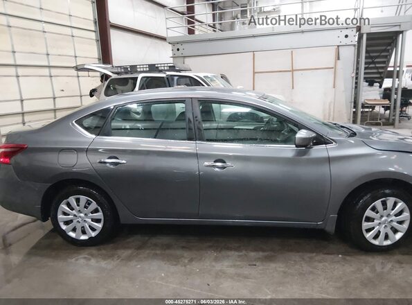 3N1AB7AP5KY277788 2019 NISSAN SENTRA Серый Вид задней части салона