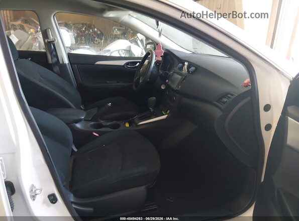 3N1AB7AP5KY282408 2019 NISSAN SENTRA White Вид салону спереду