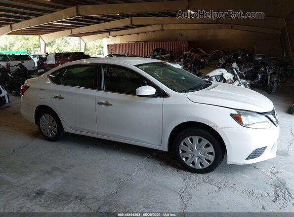 3N1AB7AP5KY282408 2019 NISSAN SENTRA White Вид задньої частини салону