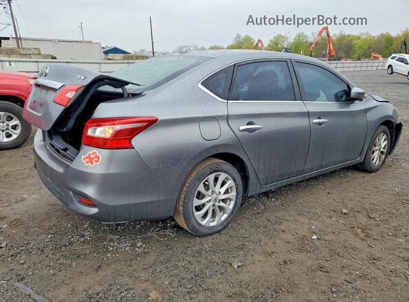 3N1AB7AP5KY290217 2019 NISSAN SENTRA Gray 