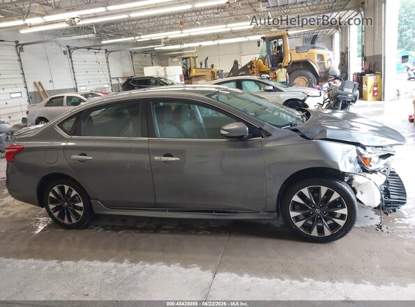 3N1AB7AP5KY296860 2019 NISSAN SENTRA Gray Սալոնի 360 աստիճան տեսք