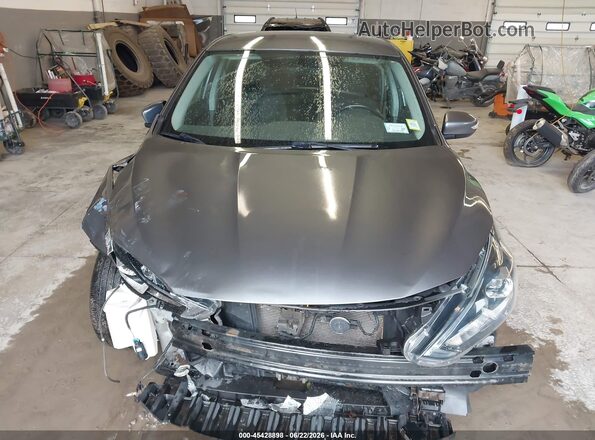 3N1AB7AP5KY296860 2019 NISSAN SENTRA Gray Սալոնի հետևի տեսք