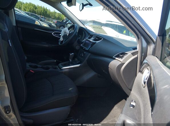 3N1AB7AP5KY303869 2019 NISSAN SENTRA Gray წინა სალონის ხედი