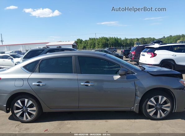 3N1AB7AP5KY303869 2019 NISSAN SENTRA Gray უკანა სალონის ხედი