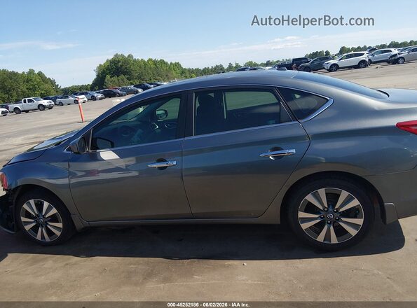 3N1AB7AP5KY303869 2019 NISSAN SENTRA Gray სალონის 360-გრადუსიანი ხედი
