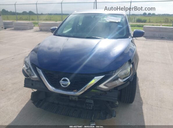 3N1AB7AP5KY309462 2019 NISSAN SENTRA Blue Widok z przodu