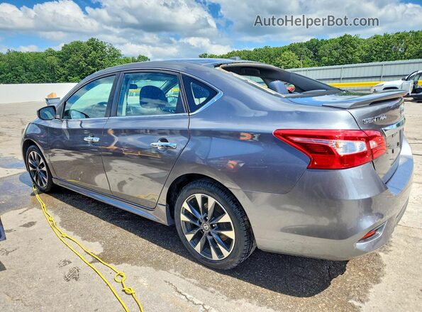 3N1AB7AP5KY320445 2019 NISSAN SENTRA Gray Задня ліва чверть