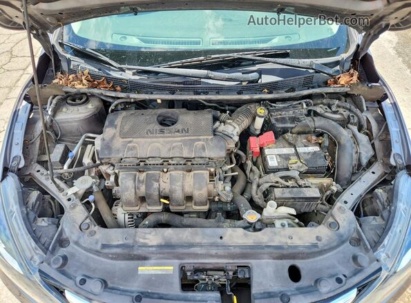 3N1AB7AP5KY320445 2019 NISSAN SENTRA Gray Вид задньої частини салону