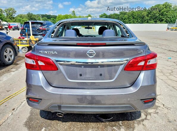 3N1AB7AP5KY320445 2019 NISSAN SENTRA Gray Вид ззаду