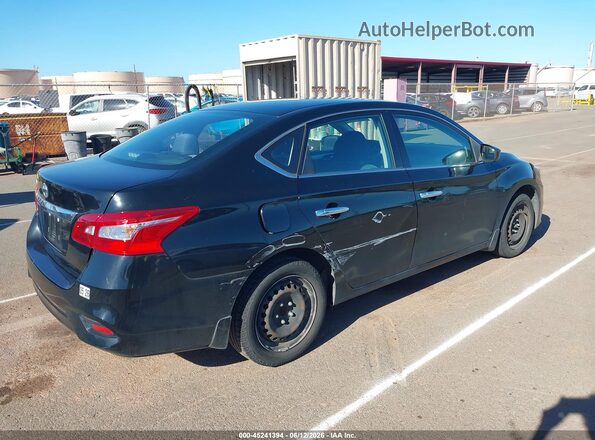 3N1AB7AP5KY331302 2019 NISSAN SENTRA Black Задня права чверть