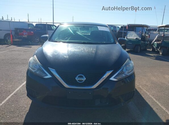 3N1AB7AP5KY331302 2019 NISSAN SENTRA Black Вид щитка приладів