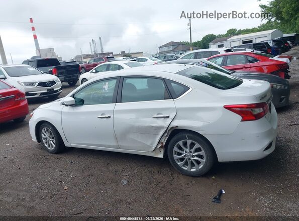 3N1AB7AP5KY333468 2019 NISSAN SENTRA White Vista interior de 360 grados