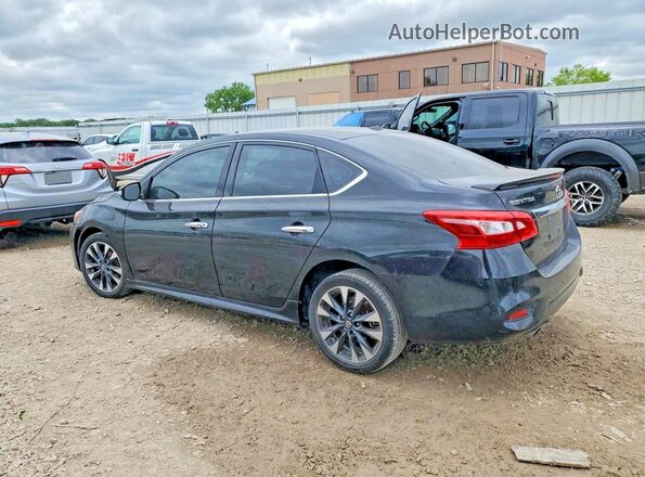 3N1AB7AP5KY335186 2019 NISSAN SENTRA Black Задня ліва чверть
