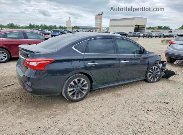 3N1AB7AP5KY335186 2019 NISSAN SENTRA Black Задня права чверть