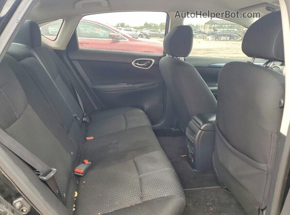 3N1AB7AP5KY335186 2019 NISSAN SENTRA Black Вид задніх сидінь