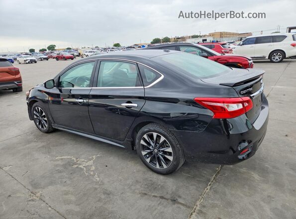3N1AB7AP5KY343014 2019 NISSAN SENTRA Black Հետևի ձախ