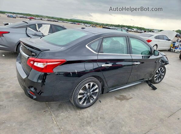 3N1AB7AP5KY343014 2019 NISSAN SENTRA Black Հետևի աջ