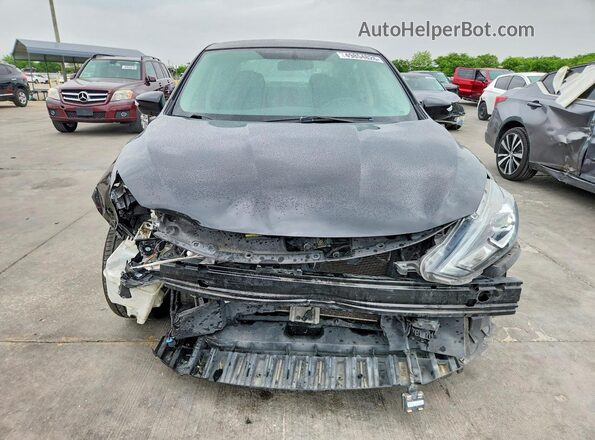 3N1AB7AP5KY343014 2019 NISSAN SENTRA Black Դիմացի տեսք