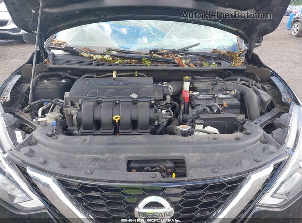 3N1AB7AP5KY355132 2019 NISSAN SENTRA Черный Вид сзади