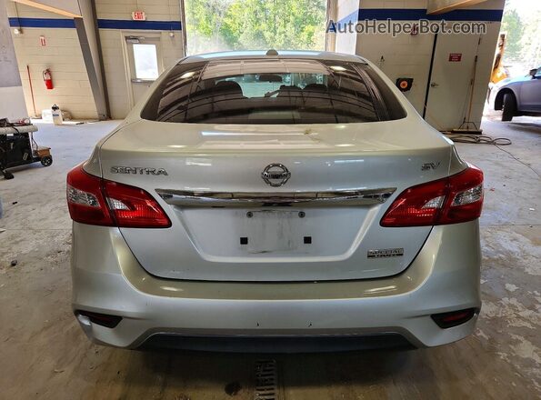 3N1AB7AP5KY361559 2019 NISSAN SENTRA Silver Հետևի տեսք