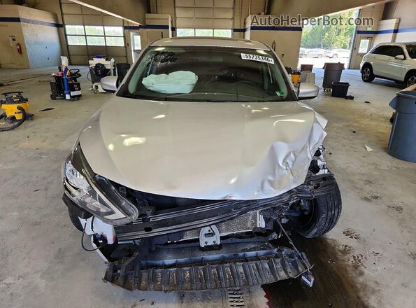 3N1AB7AP5KY361559 2019 NISSAN SENTRA Silver Դիմացի տեսք