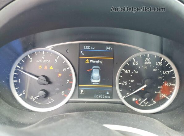 3N1AB7AP5KY361559 2019 NISSAN SENTRA Silver Սարքավորումների վահանակի տեսք