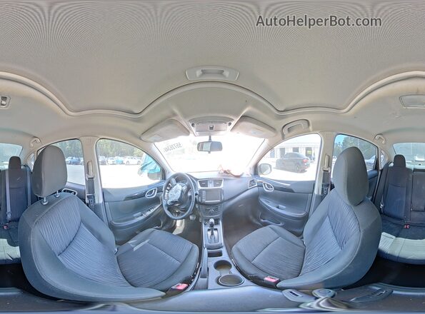 3N1AB7AP5KY361559 2019 NISSAN SENTRA Silver Սալոնի 360 աստիճան տեսք