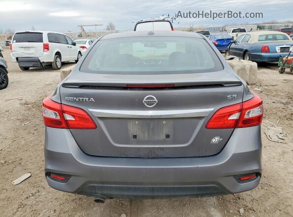 3N1AB7AP5KY366941 2019 NISSAN SENTRA Gray უკანა ხედი