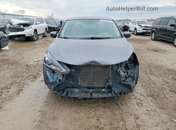 3N1AB7AP5KY366941 2019 NISSAN SENTRA Gray წინა ხედი