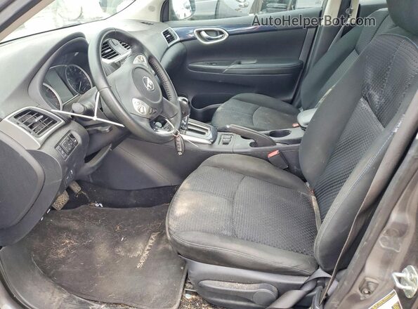 3N1AB7AP5KY366941 2019 NISSAN SENTRA Gray წინა სალონის ხედი