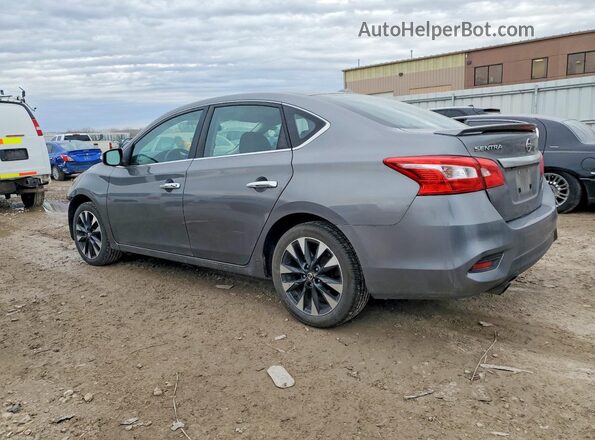 3N1AB7AP5KY366941 2019 NISSAN SENTRA Gray უკანა მარცხენა