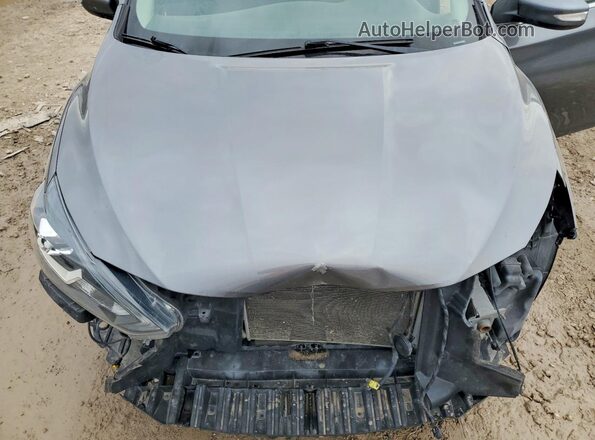 3N1AB7AP5KY366941 2019 NISSAN SENTRA Gray უკანა სალონის ხედი