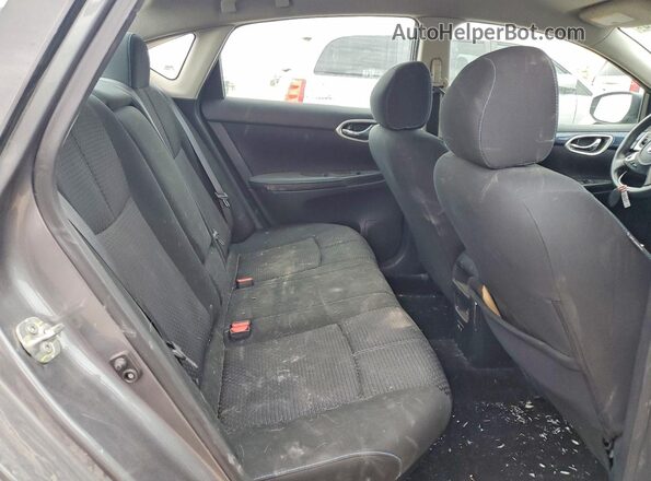 3N1AB7AP5KY366941 2019 NISSAN SENTRA Gray უკანა სავარძლების ხედი