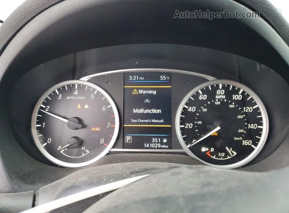 3N1AB7AP5KY366941 2019 NISSAN SENTRA Gray ხელსაწყოთა პანელის ხედი