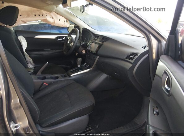 3N1AB7AP5KY381035 2019 NISSAN SENTRA Gray Vista interior delantera