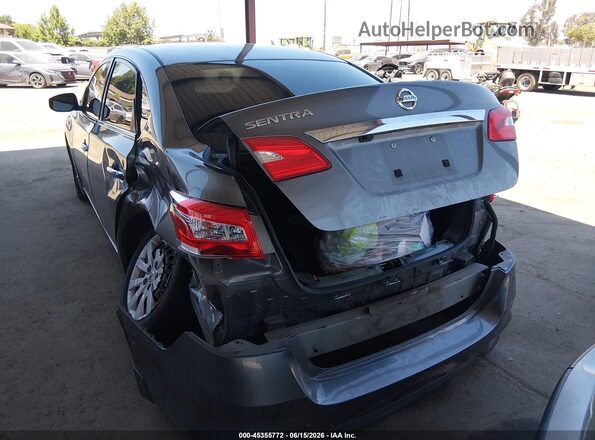 3N1AB7AP5KY381035 2019 NISSAN SENTRA Gray 
