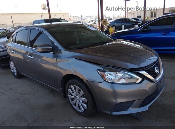 3N1AB7AP5KY381035 2019 NISSAN SENTRA Gray Vista del cuadro de instrumentos