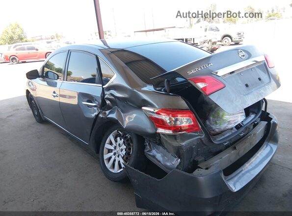 3N1AB7AP5KY381035 2019 NISSAN SENTRA Gray Vista interior trasera