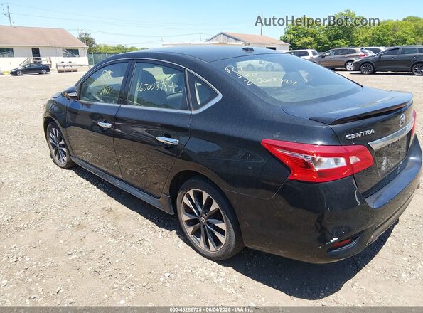 3N1AB7AP5KY388101 2019 NISSAN SENTRA Black Tył lewy