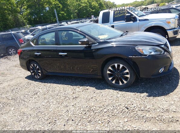 3N1AB7AP5KY388101 2019 NISSAN SENTRA Black Widok zestawu wskaźników