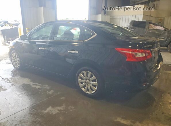 3N1AB7AP5KY397901 2019 NISSAN SENTRA Black უკანა მარცხენა
