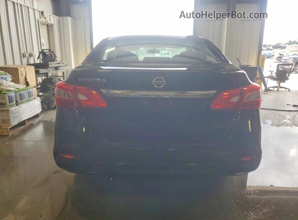 3N1AB7AP5KY397901 2019 NISSAN SENTRA Black უკანა ხედი