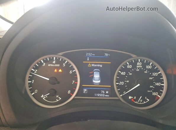 3N1AB7AP5KY397901 2019 NISSAN SENTRA Black ხელსაწყოთა პანელის ხედი